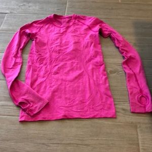 Hot pink shirt